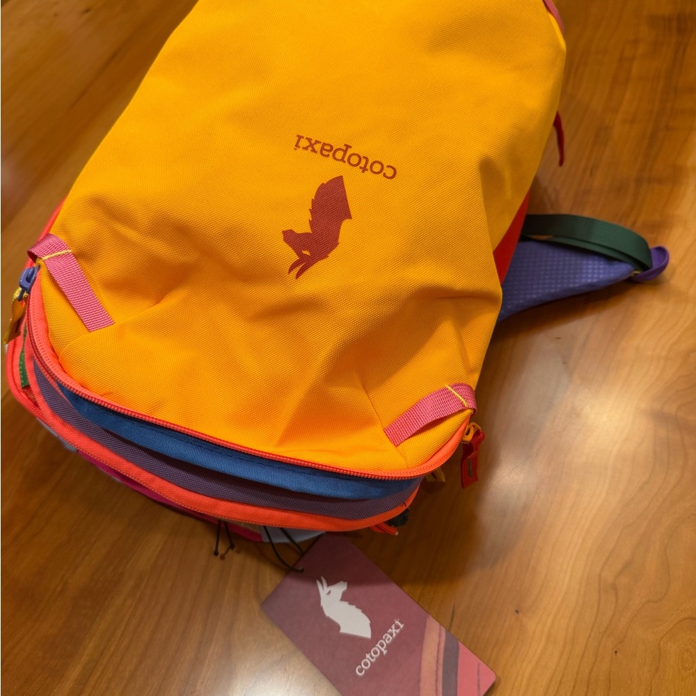 Cotopaxi Vibrant Orange and Pink Backpack Allpa 20L